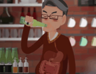 喝酒傷身，小心“干杯”變“肝悲”！